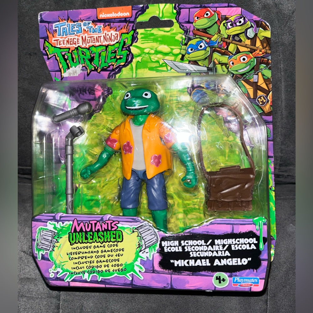🆕 Playmates Tales of the TMNT High School Michael Angelo Mutants Unleashed